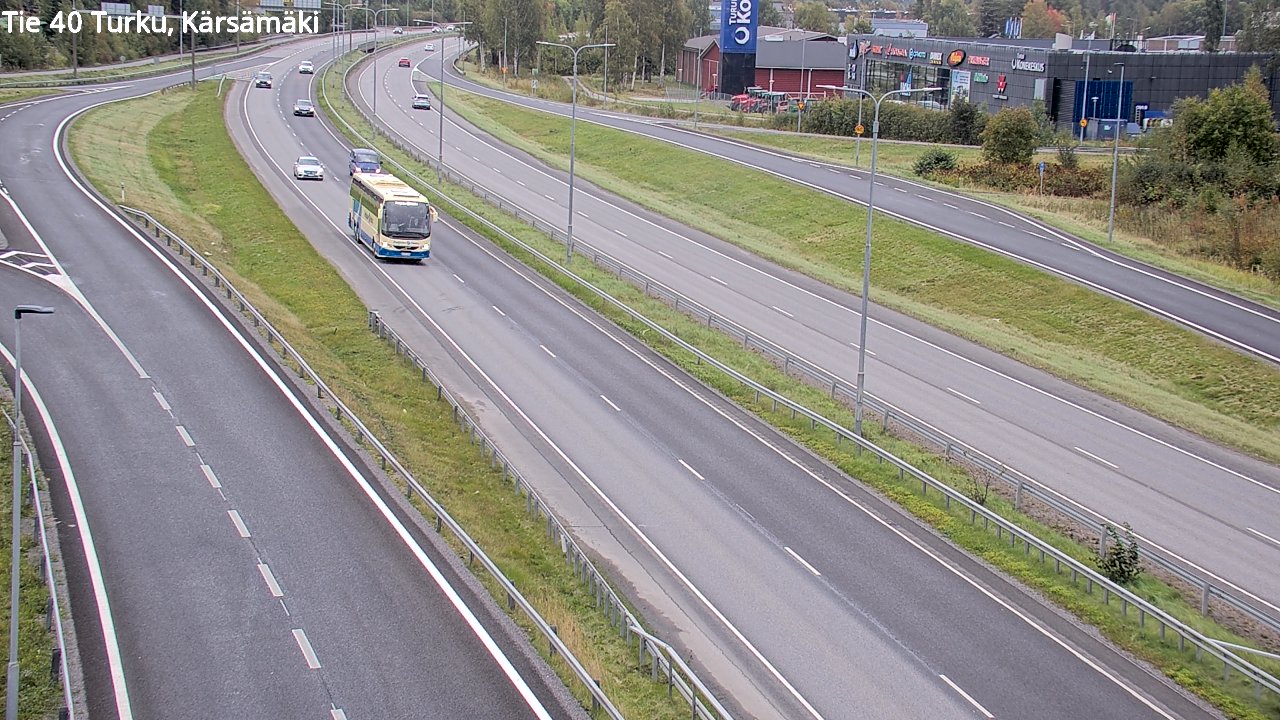 Weather Camera Image Road 40 Turku, Kärsämäki, Turku, Varsinais-Suomi