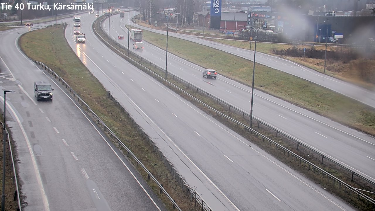 Weather Camera Image Väg 40 Åbo, Kärsämäki, Turku, Varsinais-Suomi