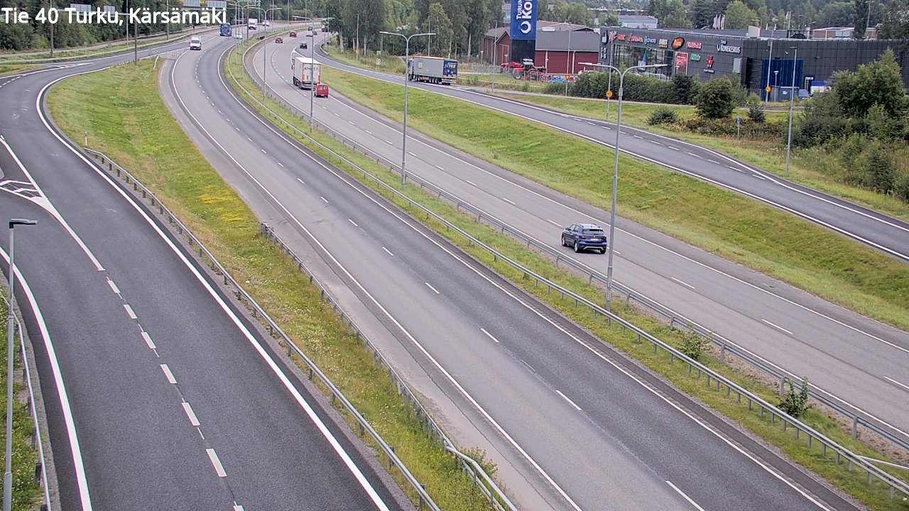 Weather Camera Image Road 40 Turku, Kärsämäki, Turku, Varsinais-Suomi