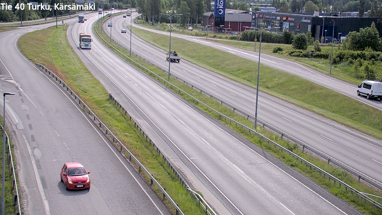 Weather Camera Image Väg 40 Åbo, Kärsämäki, Turku, Varsinais-Suomi