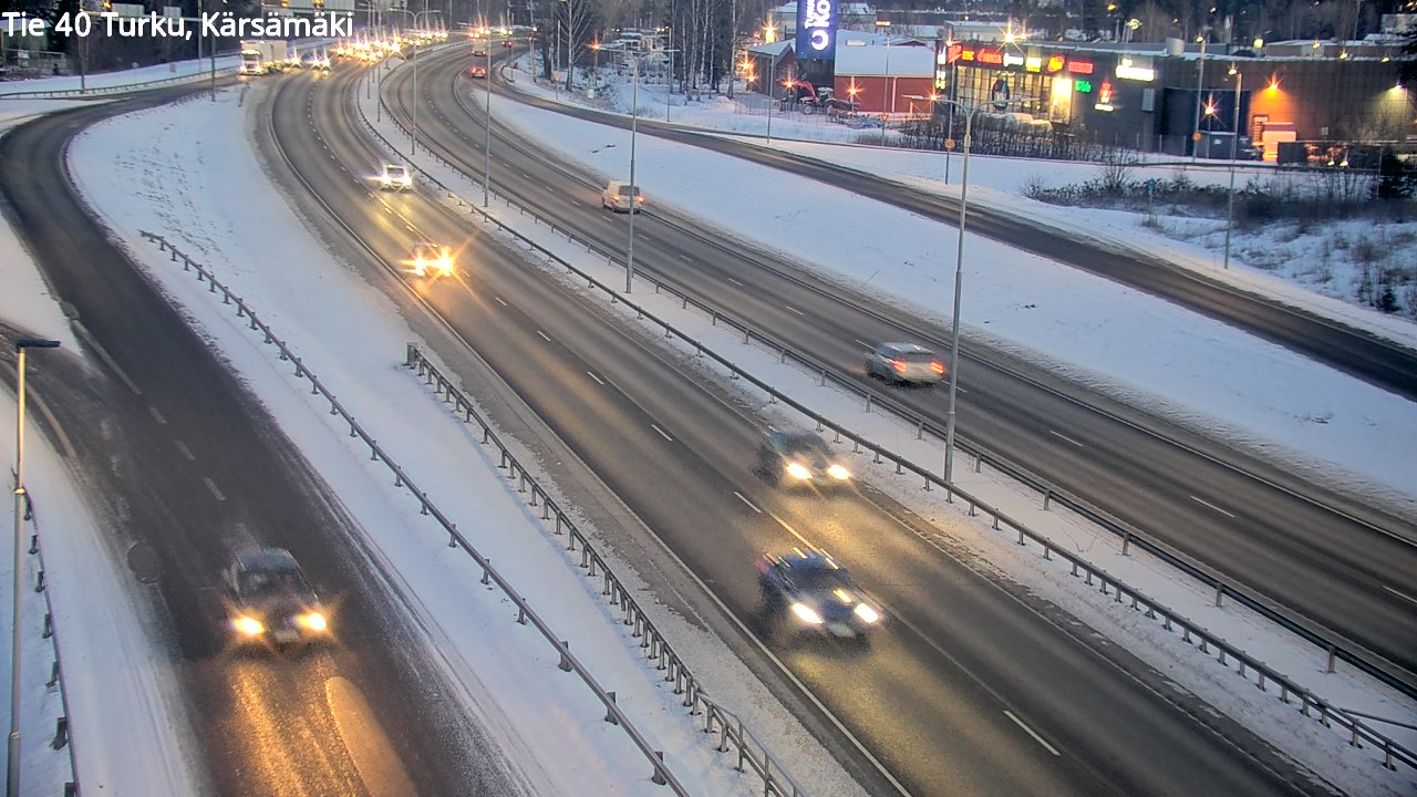 Weather Camera Image Road 40 Turku, Kärsämäki, Turku, Varsinais-Suomi