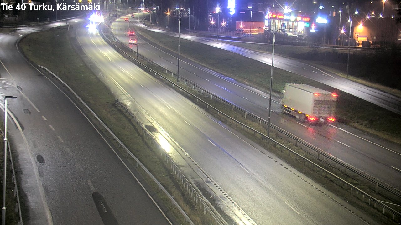 Weather Camera Image Väg 40 Åbo, Kärsämäki, Turku, Varsinais-Suomi