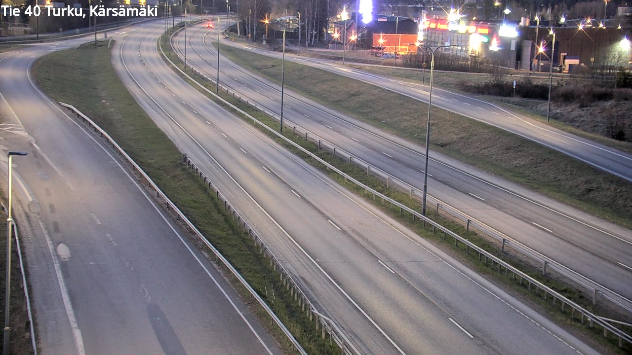 Weather Camera Image Road 40 Turku, Kärsämäki, Turku, Varsinais-Suomi