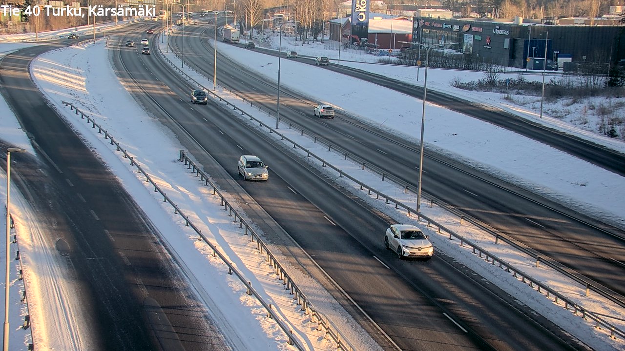 Weather Camera Image Road 40 Turku, Kärsämäki, Turku, Varsinais-Suomi