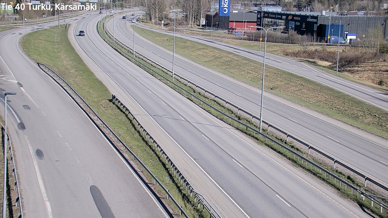 Weather Camera Image Road 40 Turku, Kärsämäki, Turku, Varsinais-Suomi