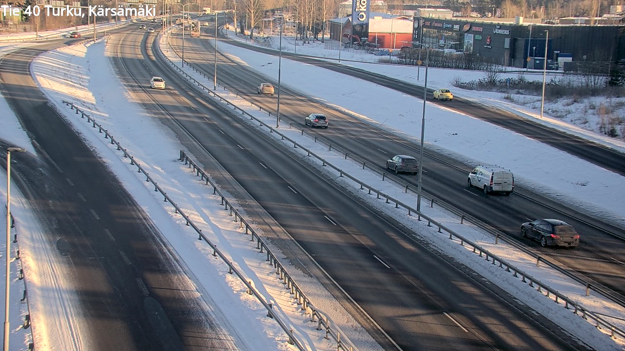 Weather Camera Image Road 40 Turku, Kärsämäki, Turku, Varsinais-Suomi