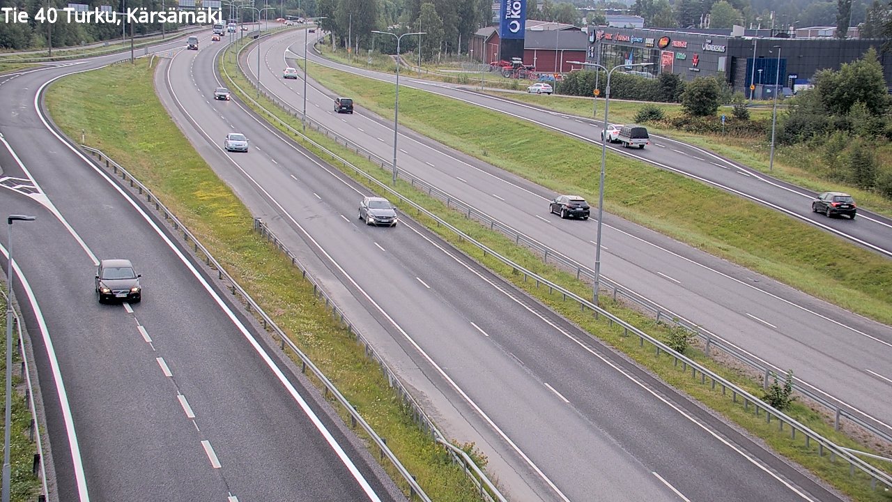 Weather Camera Image Road 40 Turku, Kärsämäki, Turku, Varsinais-Suomi