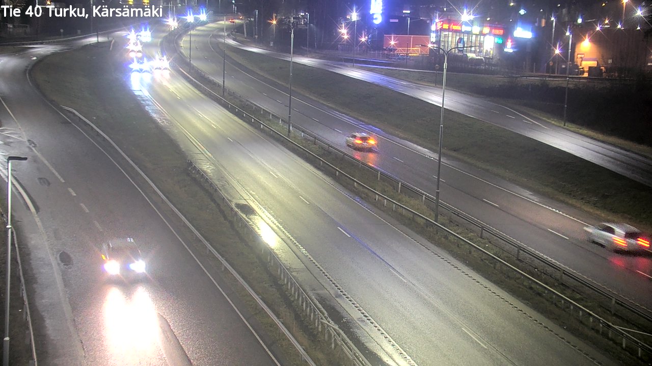 Weather Camera Image Väg 40 Åbo, Kärsämäki, Turku, Varsinais-Suomi