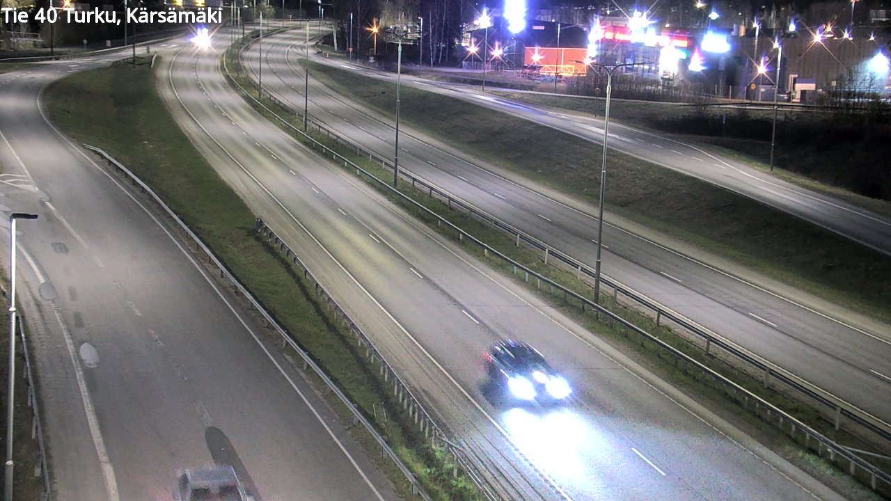 Weather Camera Image Road 40 Turku, Kärsämäki, Turku, Varsinais-Suomi