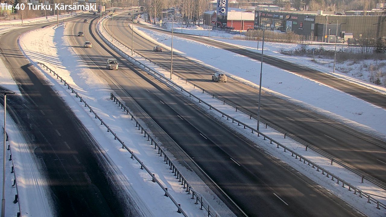 Weather Camera Image Road 40 Turku, Kärsämäki, Turku, Varsinais-Suomi