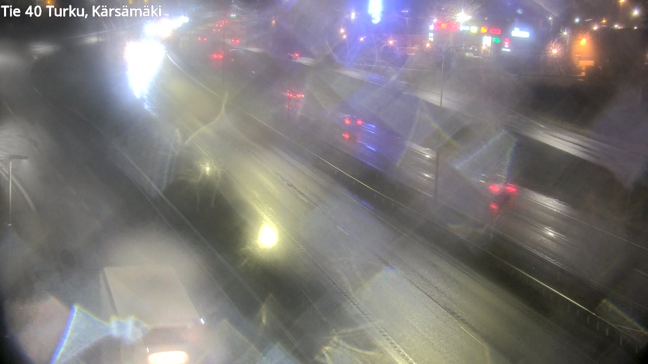 Weather Camera Image Väg 40 Åbo, Kärsämäki, Turku, Varsinais-Suomi