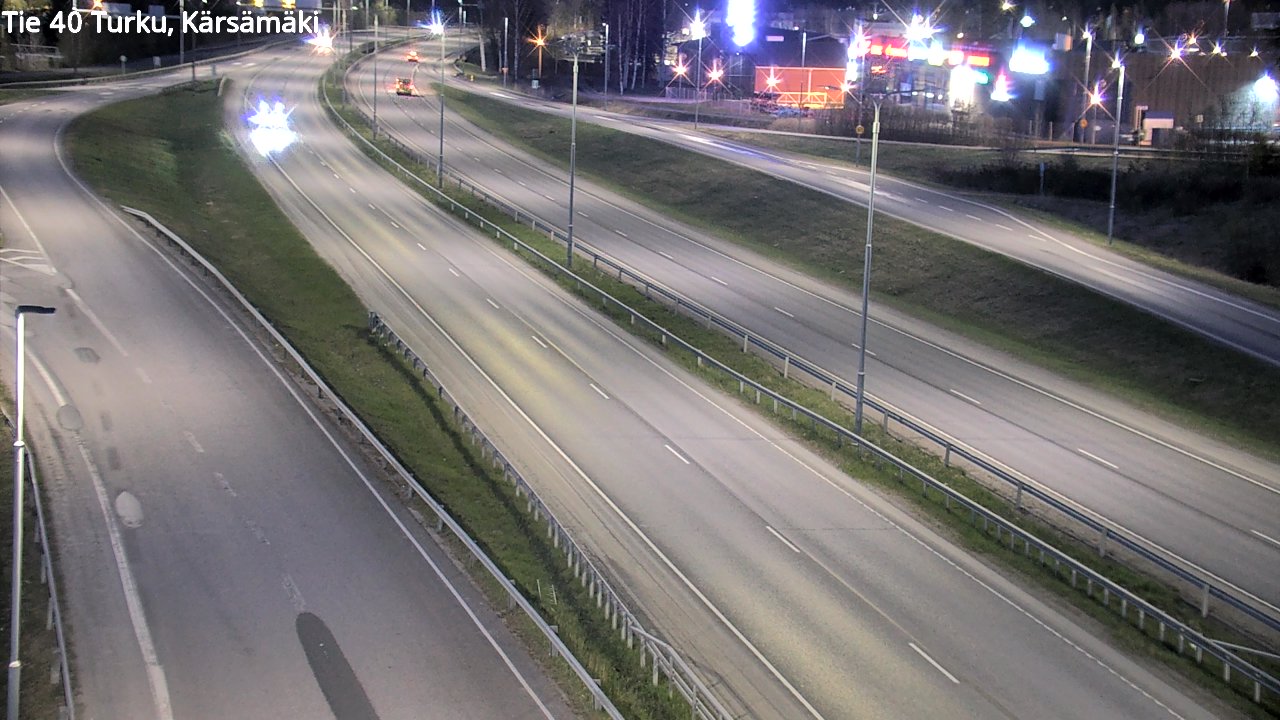 Weather Camera Image Väg 40 Åbo, Kärsämäki, Turku, Varsinais-Suomi