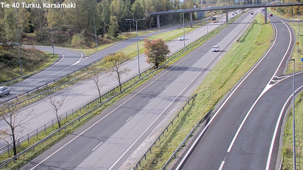 Weather Camera Image Road 40 Turku, Kärsämäki, Turku, Varsinais-Suomi