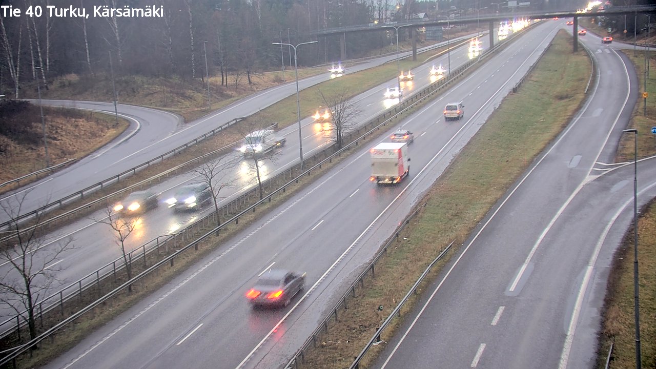 Weather Camera Image Väg 40 Åbo, Kärsämäki, Turku, Varsinais-Suomi