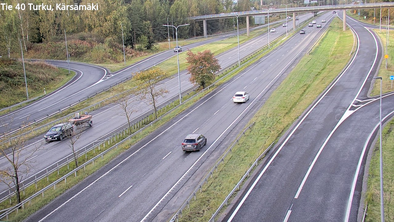 Weather Camera Image Road 40 Turku, Kärsämäki, Turku, Varsinais-Suomi