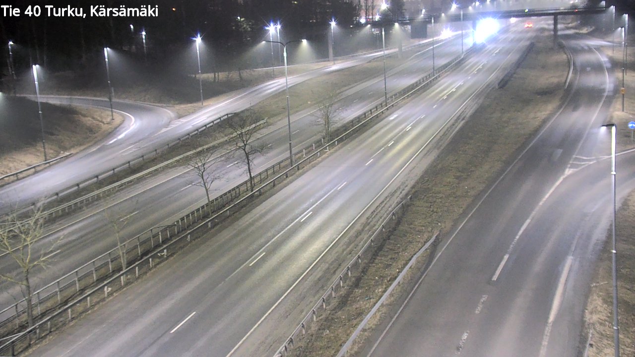Weather Camera Image Road 40 Turku, Kärsämäki, Turku, Varsinais-Suomi