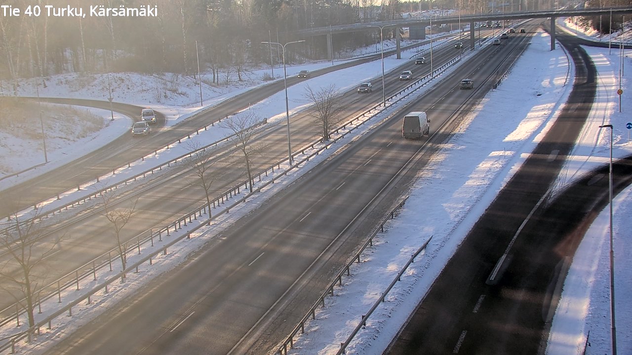 Weather Camera Image Road 40 Turku, Kärsämäki, Turku, Varsinais-Suomi