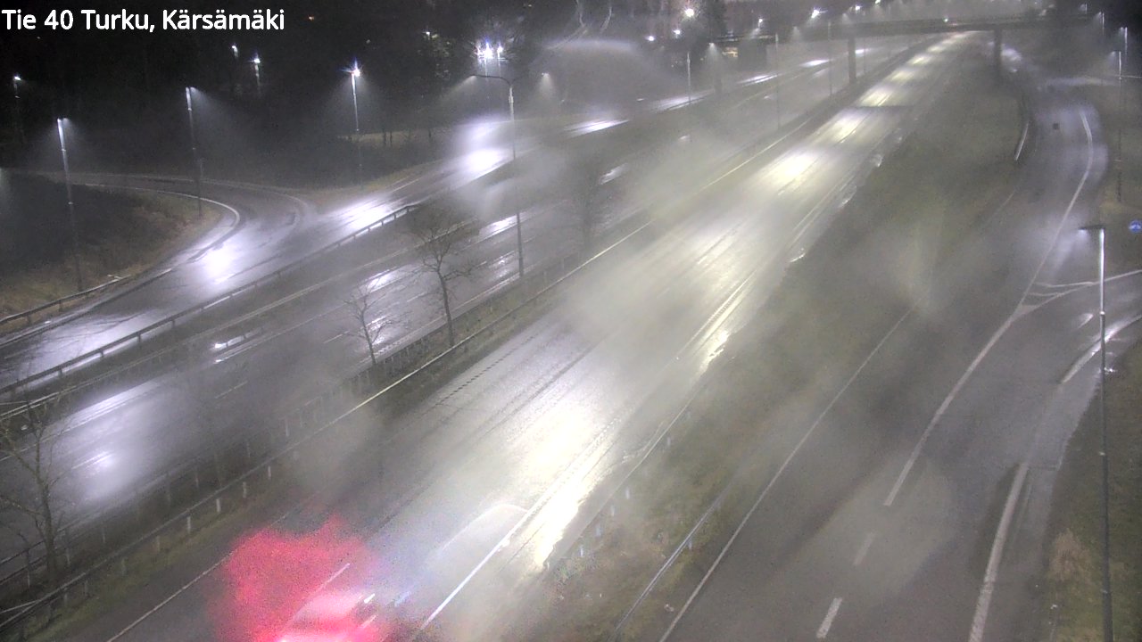 Weather Camera Image Väg 40 Åbo, Kärsämäki, Turku, Varsinais-Suomi