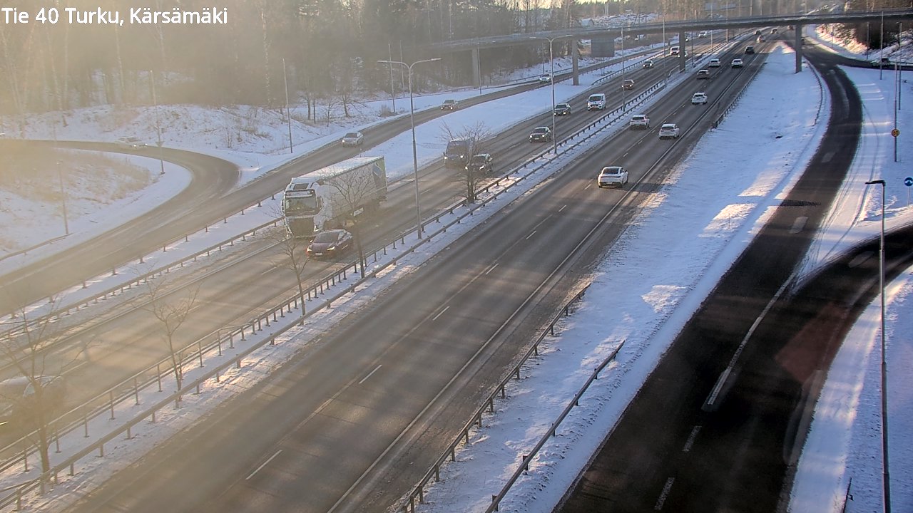 Weather Camera Image Väg 40 Åbo, Kärsämäki, Turku, Varsinais-Suomi