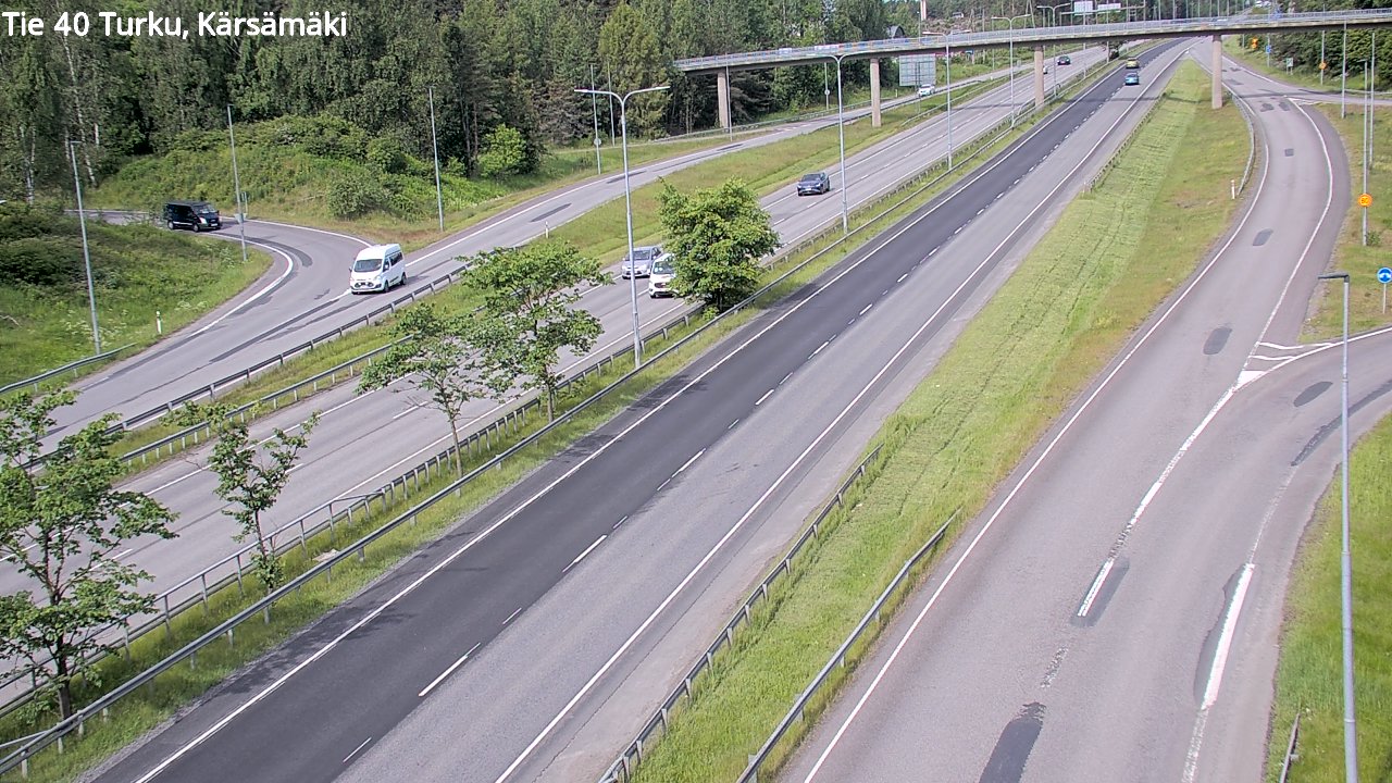 Weather Camera Image Väg 40 Åbo, Kärsämäki, Turku, Varsinais-Suomi