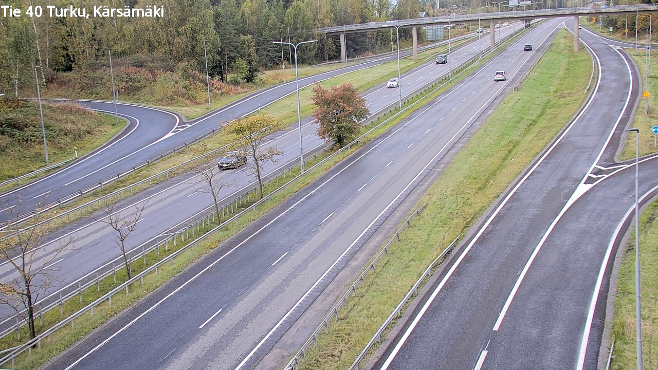 Weather Camera Image Road 40 Turku, Kärsämäki, Turku, Varsinais-Suomi