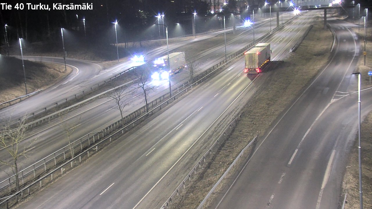 Weather Camera Image Road 40 Turku, Kärsämäki, Turku, Varsinais-Suomi