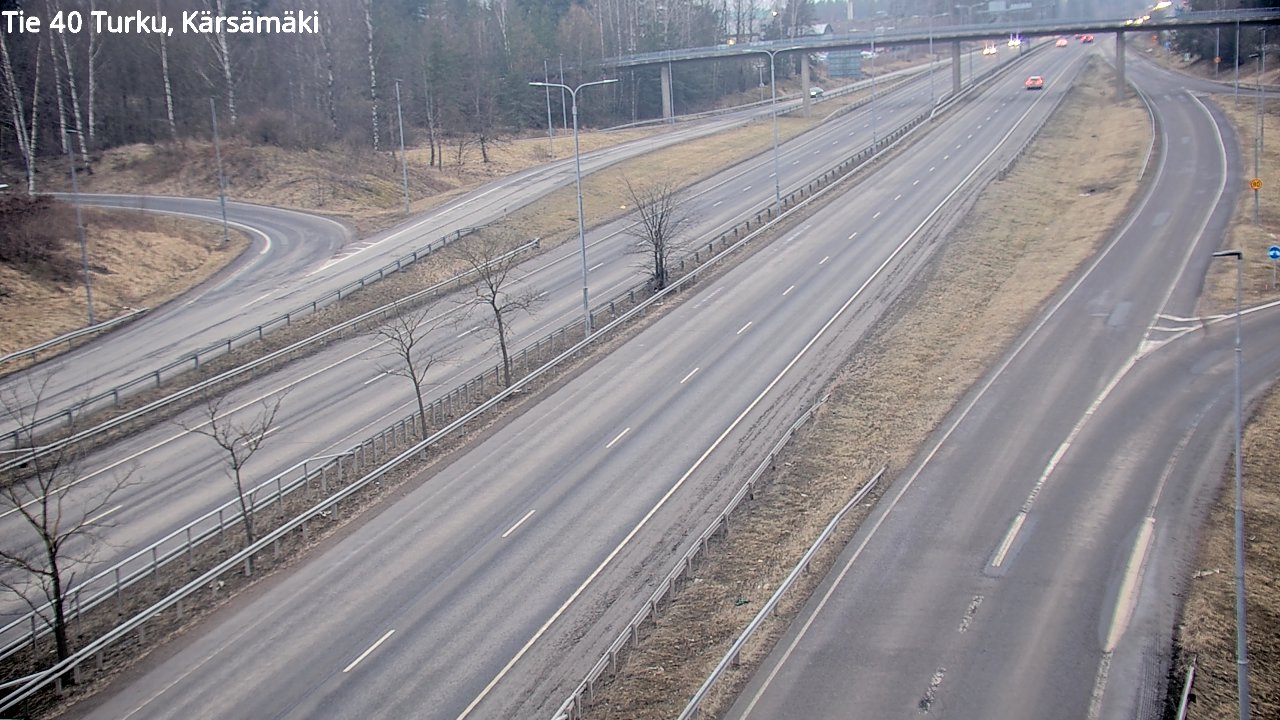 Weather Camera Image Road 40 Turku, Kärsämäki, Turku, Varsinais-Suomi