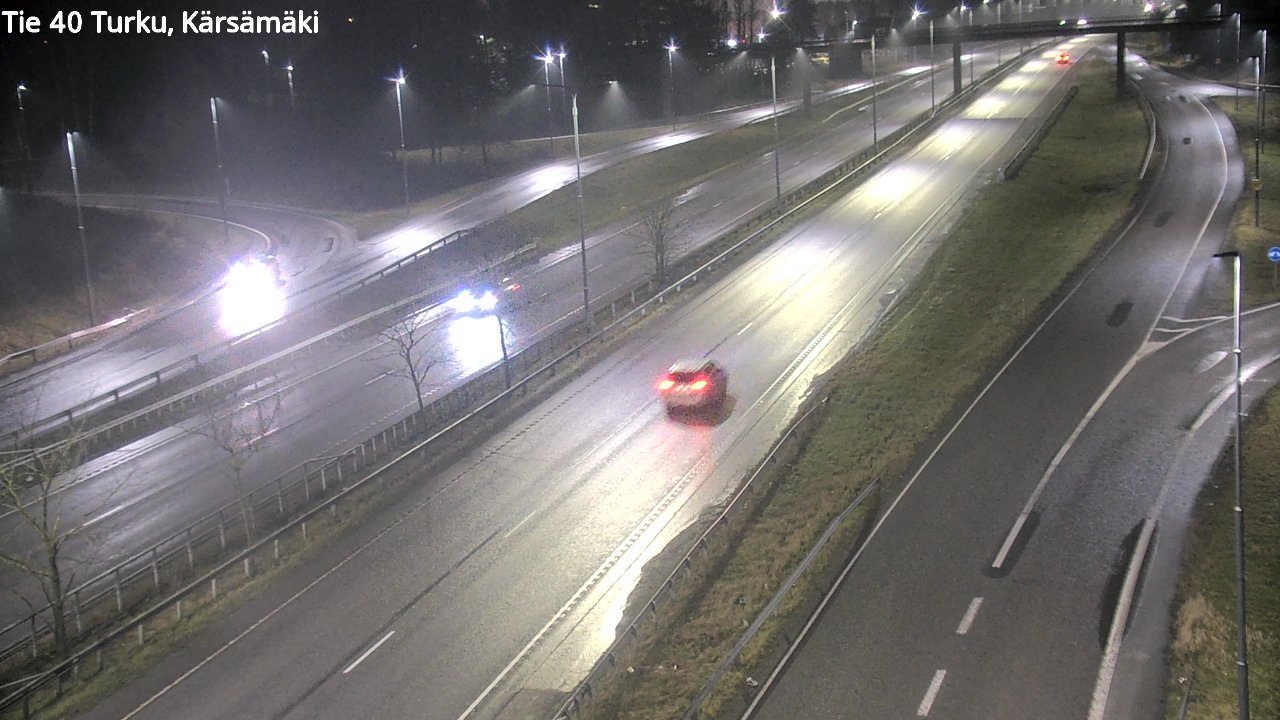 Weather Camera Image Väg 40 Åbo, Kärsämäki, Turku, Varsinais-Suomi
