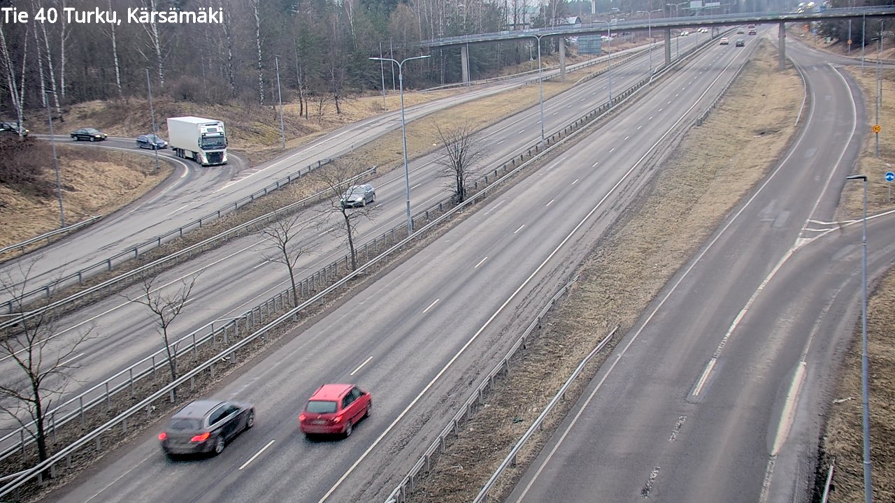 Weather Camera Image Road 40 Turku, Kärsämäki, Turku, Varsinais-Suomi
