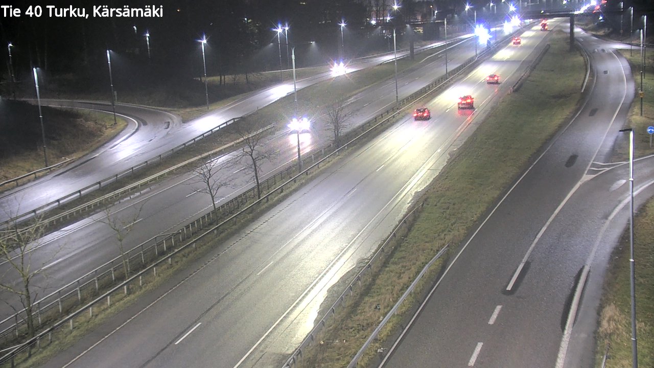 Weather Camera Image Väg 40 Åbo, Kärsämäki, Turku, Varsinais-Suomi