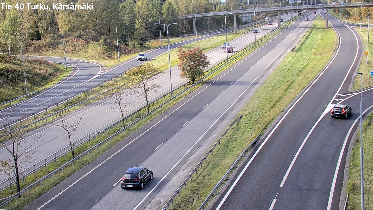 Weather Camera Image Road 40 Turku, Kärsämäki, Turku, Varsinais-Suomi