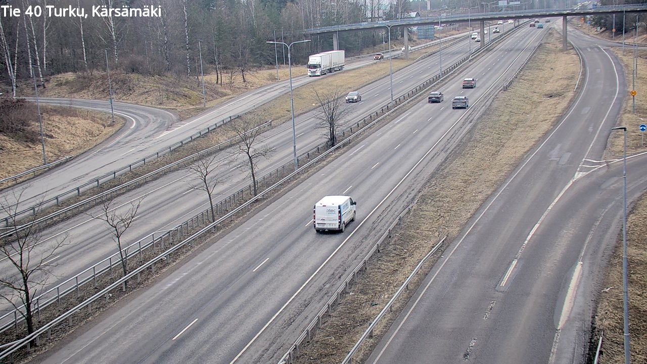 Weather Camera Image Road 40 Turku, Kärsämäki, Turku, Varsinais-Suomi