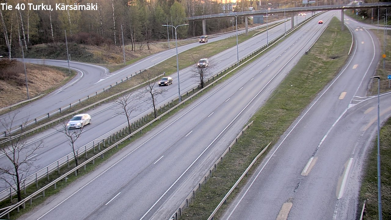 Weather Camera Image Road 40 Turku, Kärsämäki, Turku, Varsinais-Suomi
