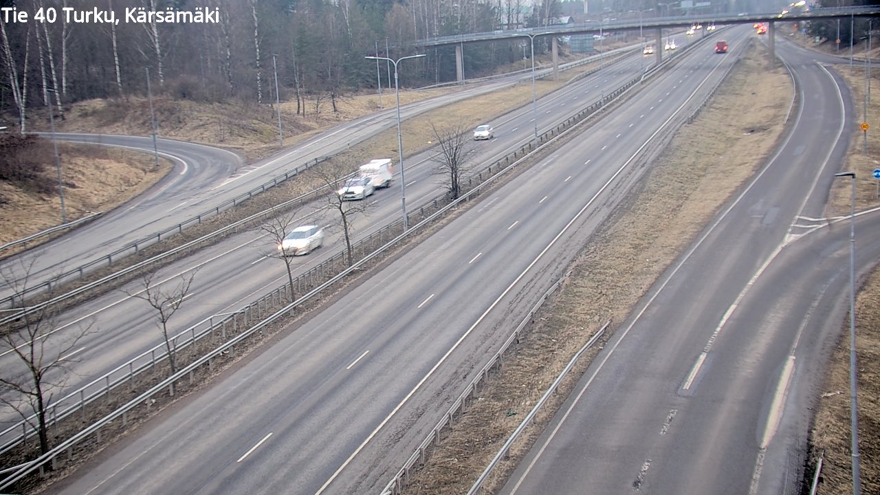 Weather Camera Image Road 40 Turku, Kärsämäki, Turku, Varsinais-Suomi