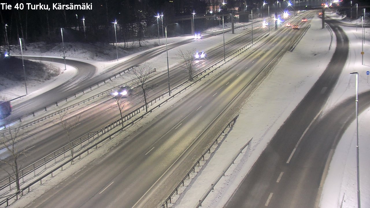 Weather Camera Image Väg 40 Åbo, Kärsämäki, Turku, Varsinais-Suomi