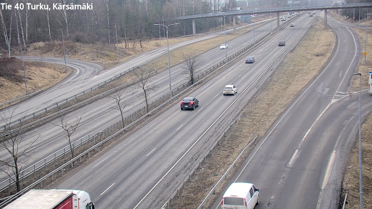 Weather Camera Image Road 40 Turku, Kärsämäki, Turku, Varsinais-Suomi