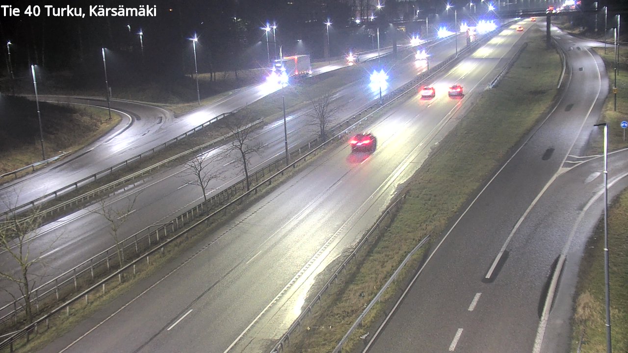 Weather Camera Image Väg 40 Åbo, Kärsämäki, Turku, Varsinais-Suomi
