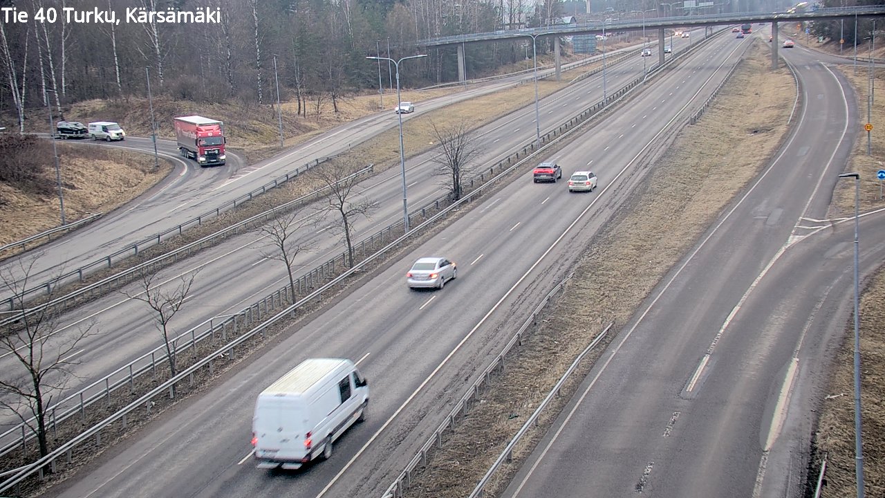 Weather Camera Image Road 40 Turku, Kärsämäki, Turku, Varsinais-Suomi