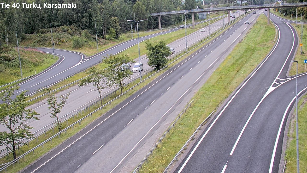 Weather Camera Image Road 40 Turku, Kärsämäki, Turku, Varsinais-Suomi