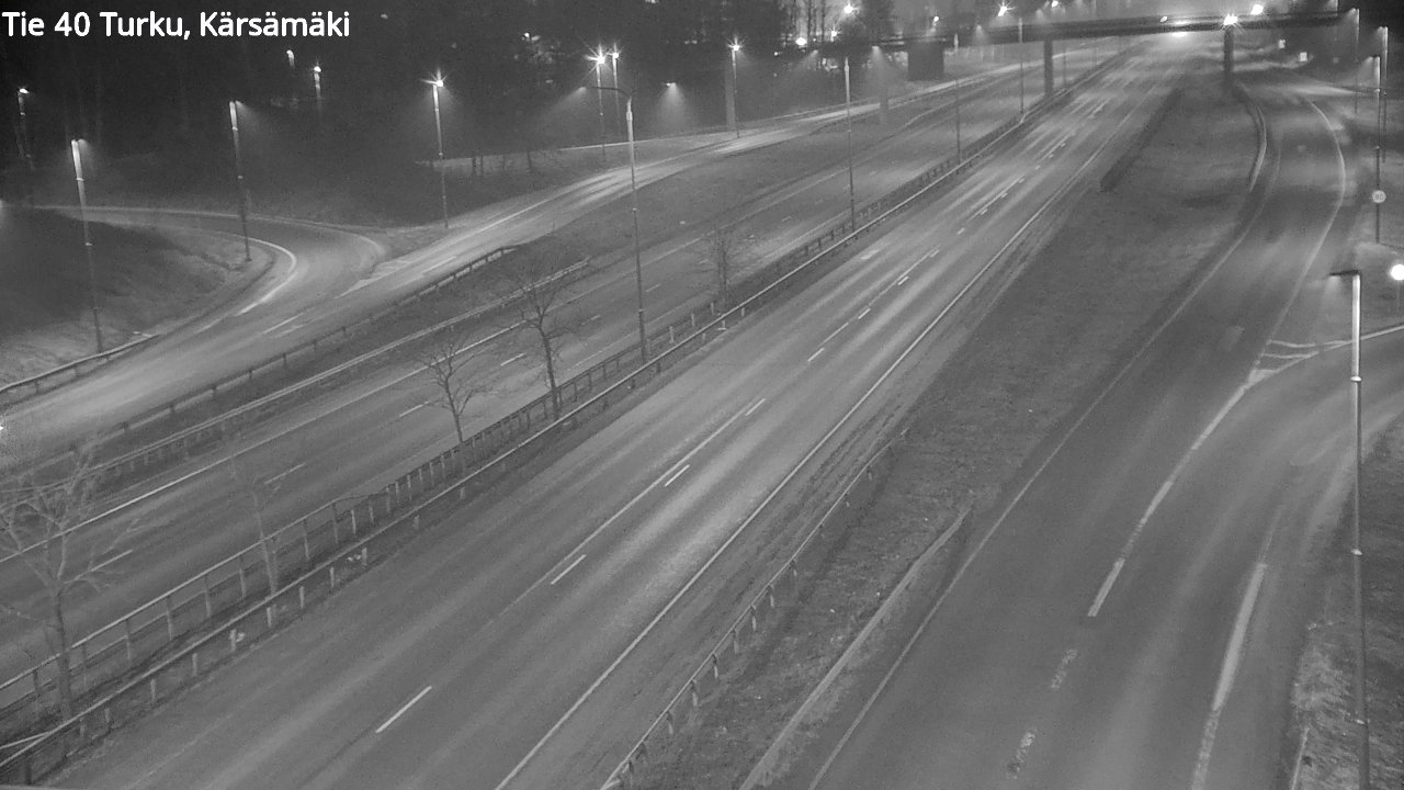 Weather Camera Image Road 40 Turku, Kärsämäki, Turku, Varsinais-Suomi