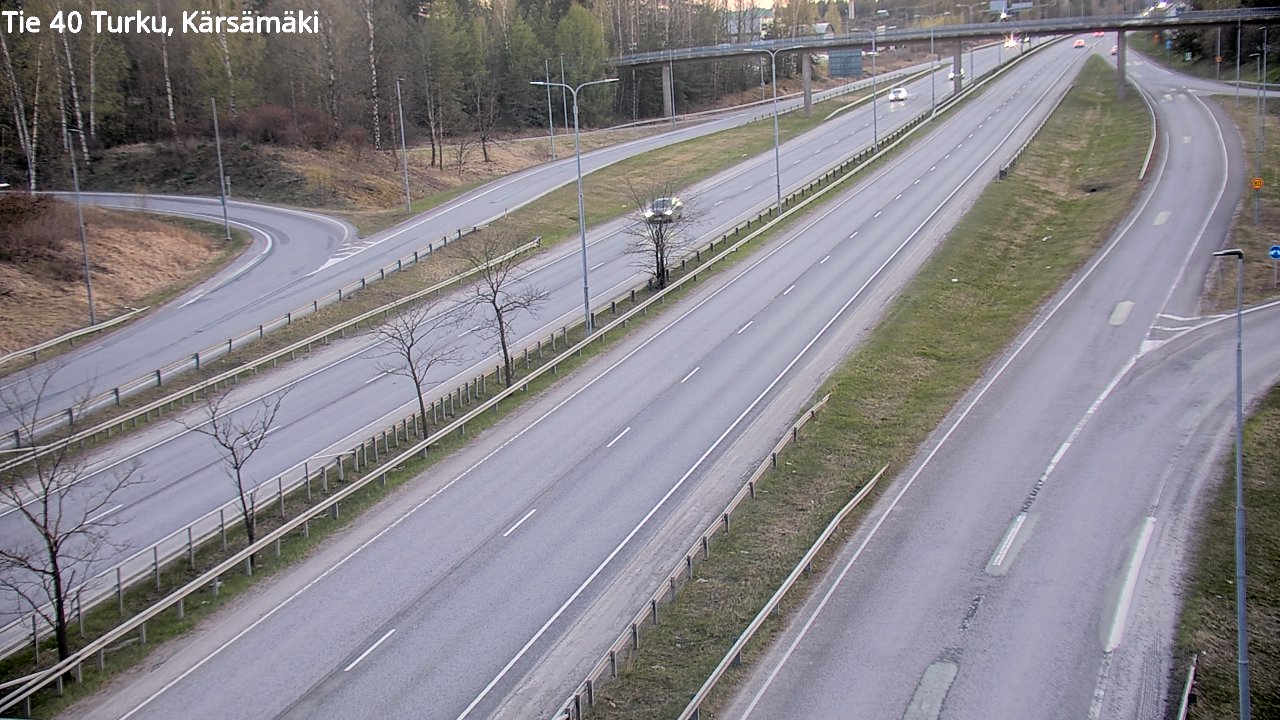 Weather Camera Image Road 40 Turku, Kärsämäki, Turku, Varsinais-Suomi