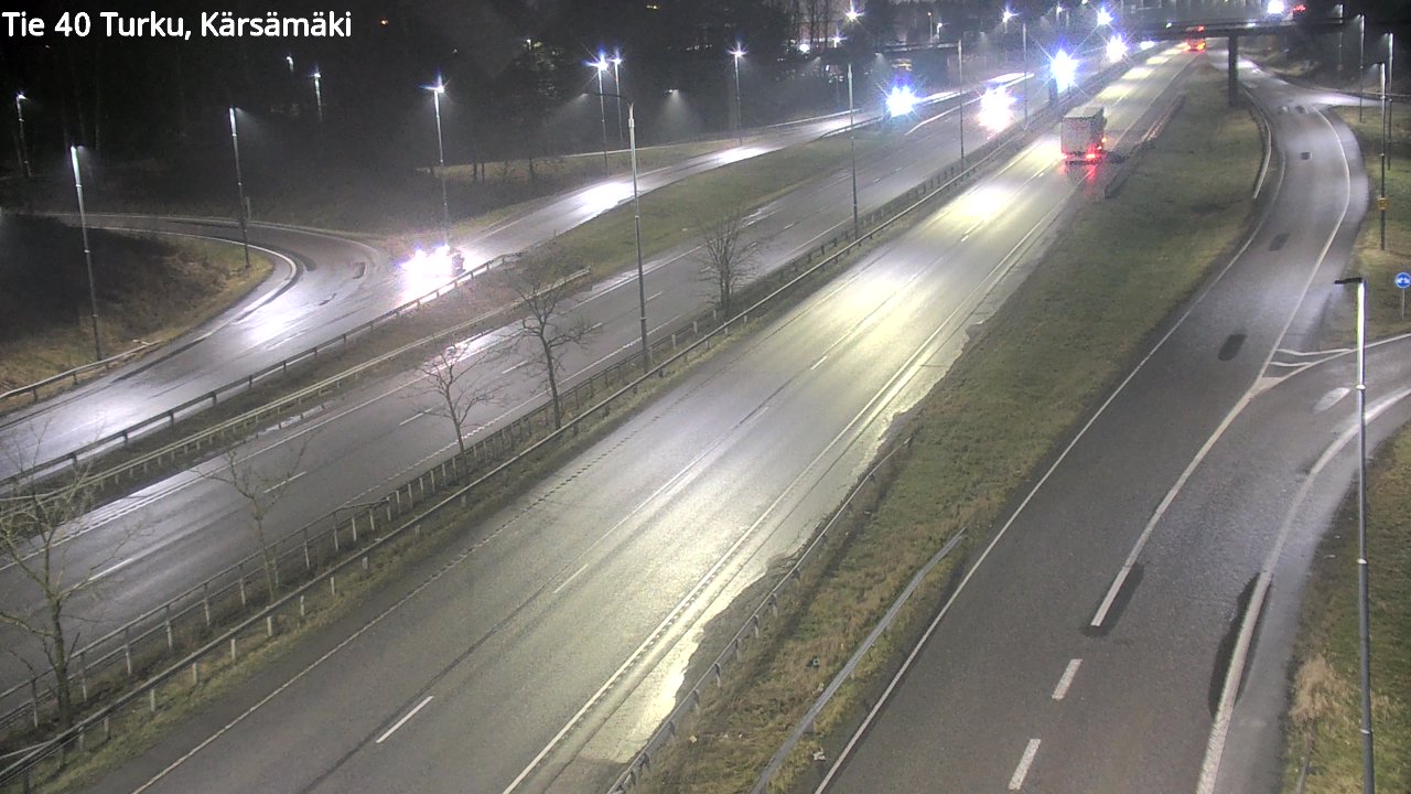 Weather Camera Image Väg 40 Åbo, Kärsämäki, Turku, Varsinais-Suomi