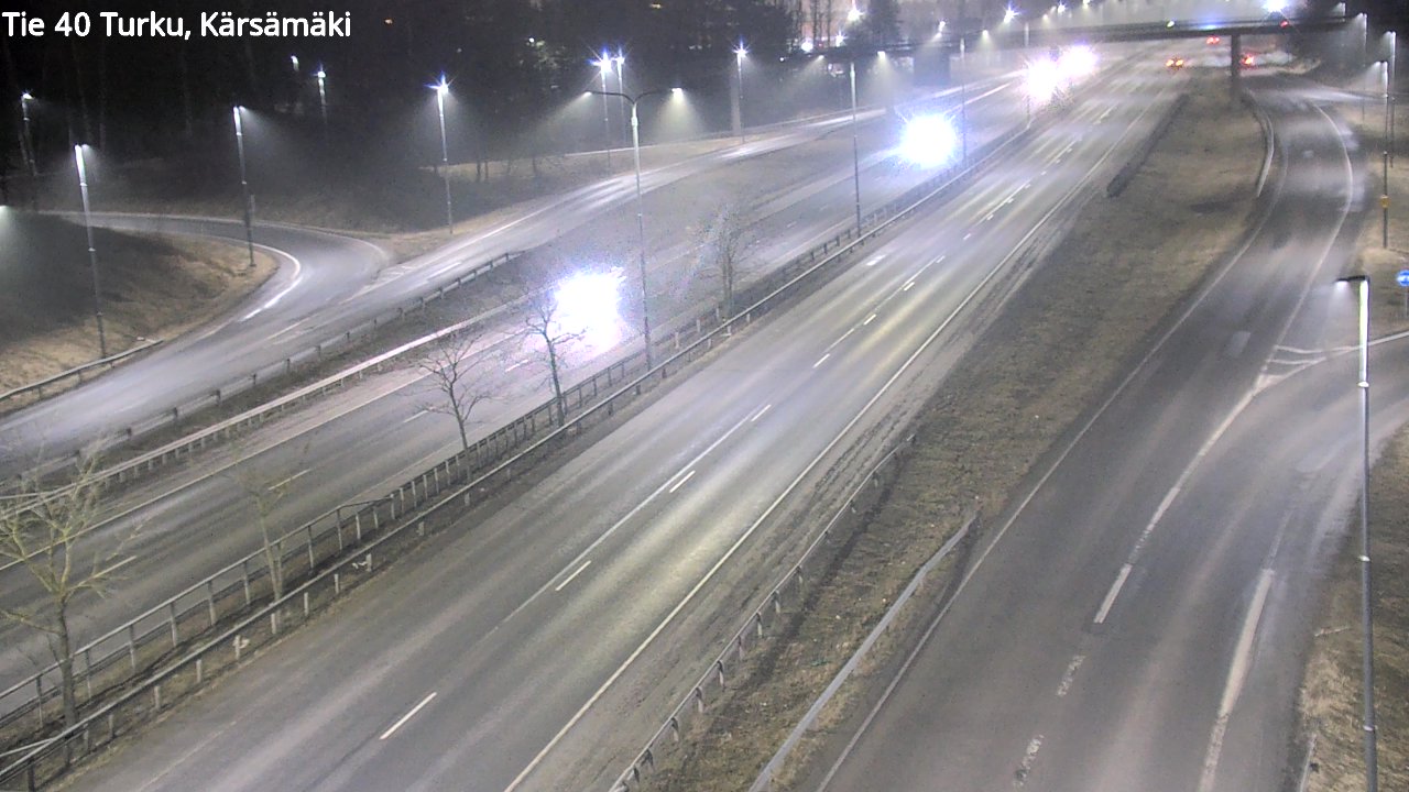 Weather Camera Image Road 40 Turku, Kärsämäki, Turku, Varsinais-Suomi
