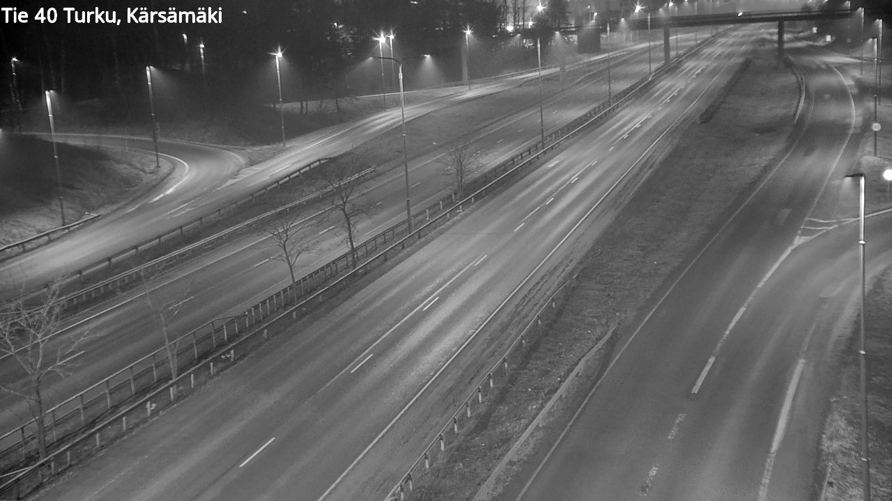 Weather Camera Image Road 40 Turku, Kärsämäki, Turku, Varsinais-Suomi