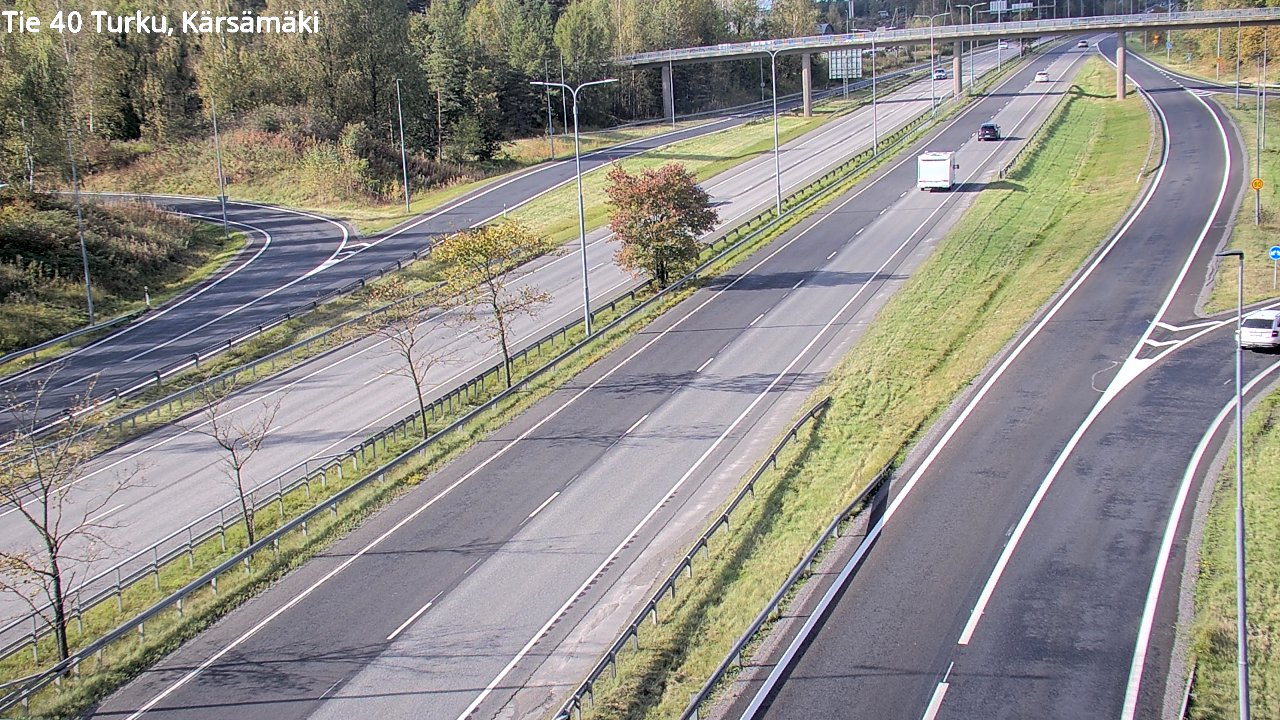 Weather Camera Image Road 40 Turku, Kärsämäki, Turku, Varsinais-Suomi