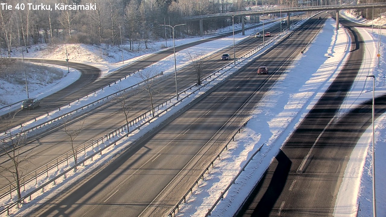 Weather Camera Image Road 40 Turku, Kärsämäki, Turku, Varsinais-Suomi