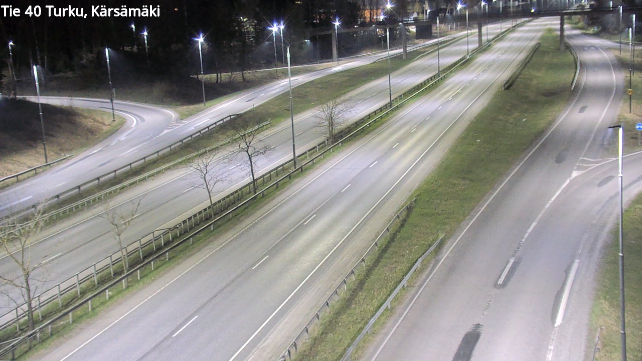 Weather Camera Image Road 40 Turku, Kärsämäki, Turku, Varsinais-Suomi