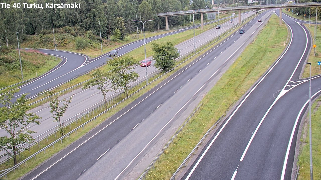 Weather Camera Image Road 40 Turku, Kärsämäki, Turku, Varsinais-Suomi