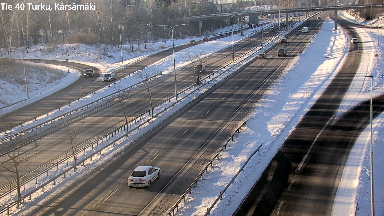 Weather Camera Image Road 40 Turku, Kärsämäki, Turku, Varsinais-Suomi