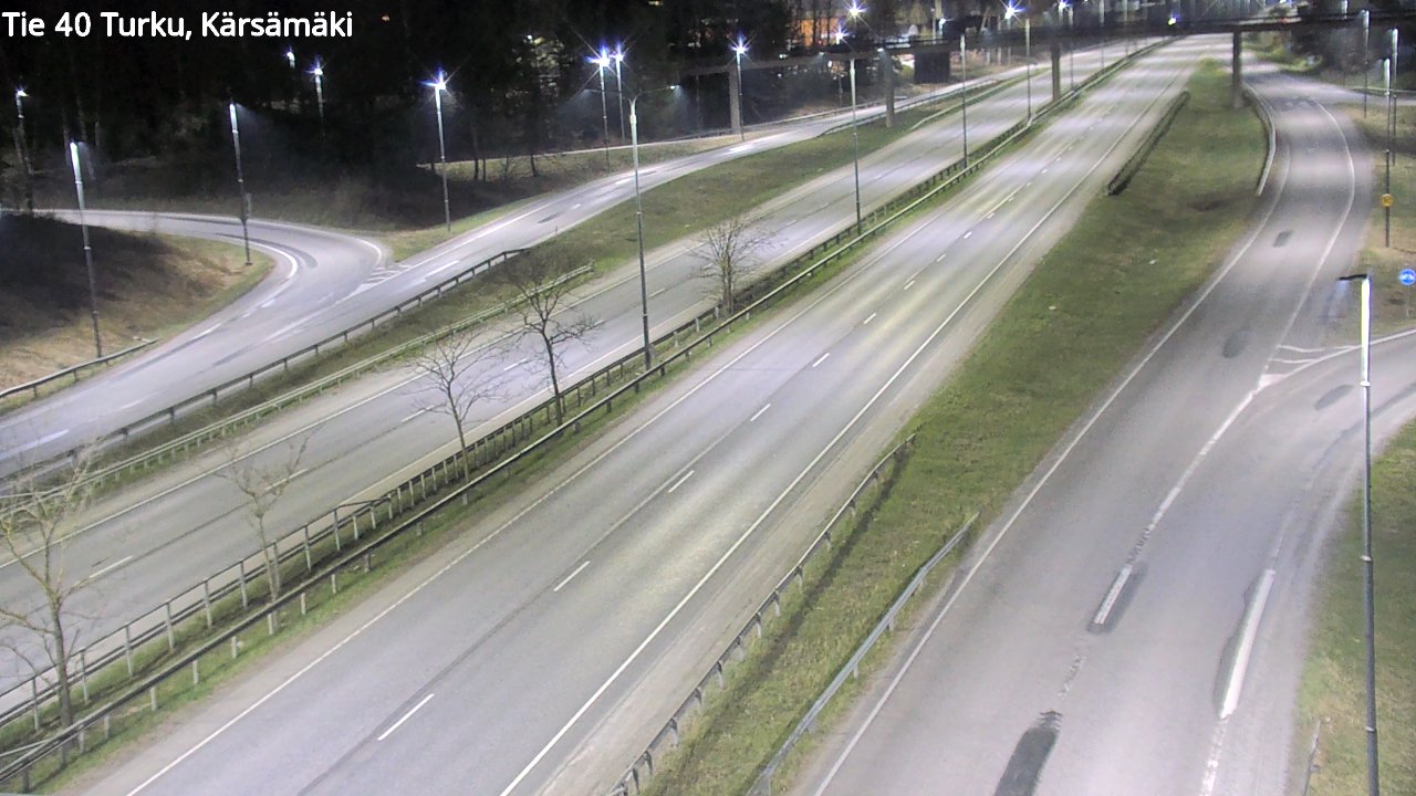 Weather Camera Image Road 40 Turku, Kärsämäki, Turku, Varsinais-Suomi